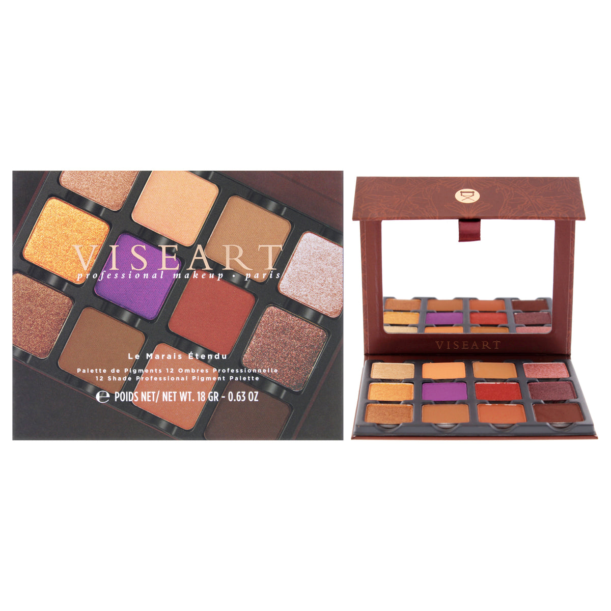 Viseart Paris Etendu Eyeshadow Palette - Le Marais Women's Eye Shadow 0.63 OZ | 18 G