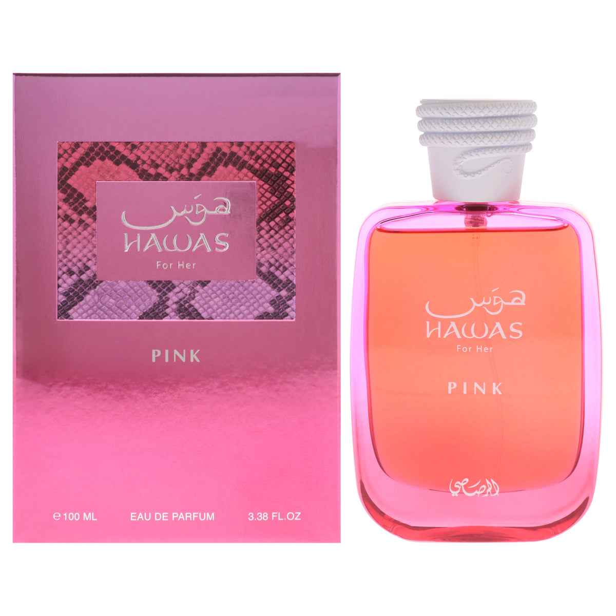 Rasasi Hawas Pink Women's Eau de Parfum 3.38 FL OZ | 100 ML