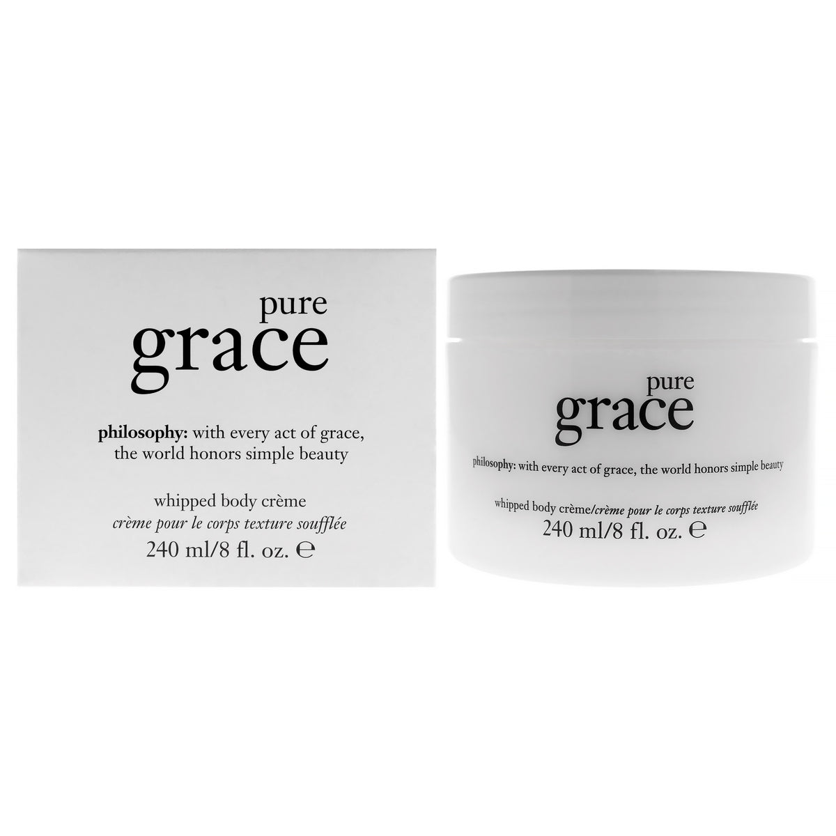 Philosophy Pure Grace Whipped Body Creme Women's Face Creams & Moisturizers 8 FL OZ | 240 ML