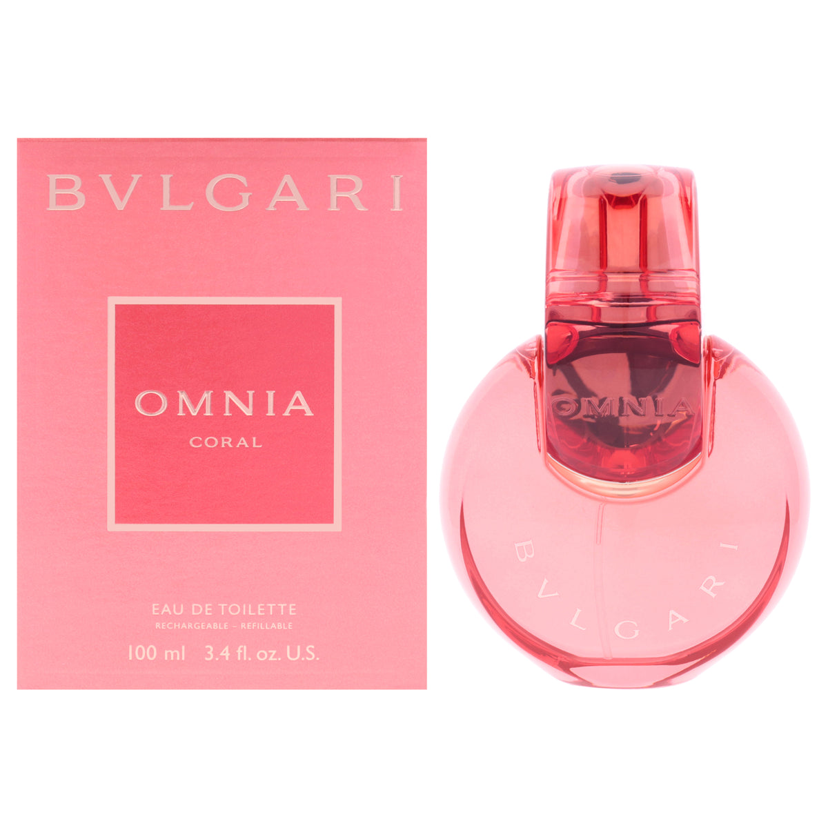 Bvlgari Omnia Coral Women's Eau De Toilette (Refillable) 3.4 FL OZ | 100 ML