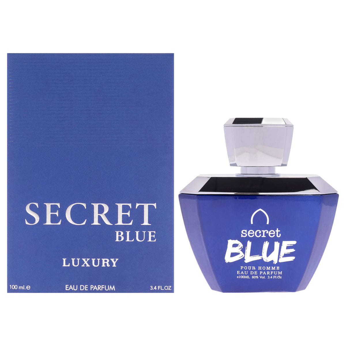 Khalis Luxury Collection - Secret Blue for Men's Eau de Parfum 3.4 FL OZ | 100 ML