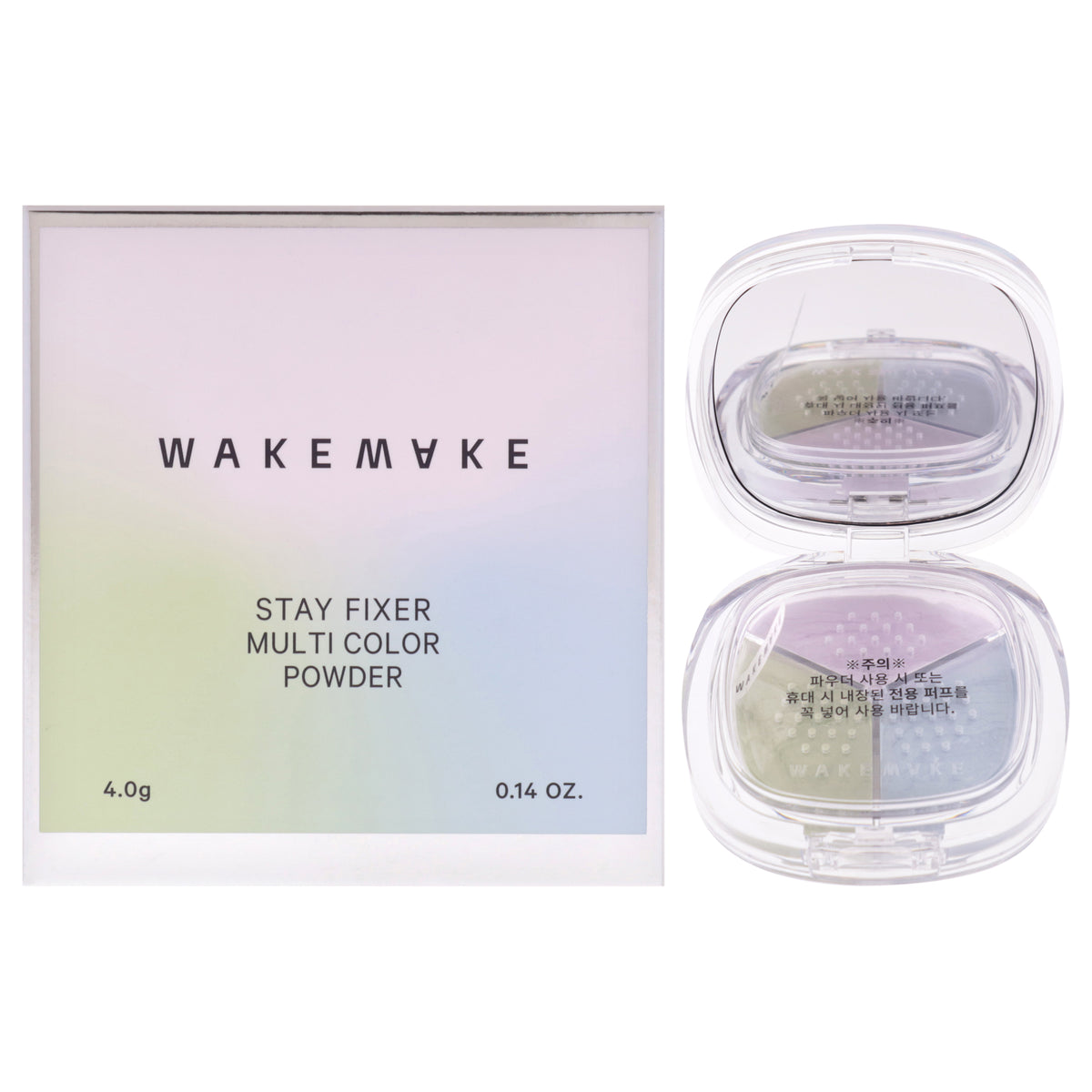 Wakemake Stay Fixer Multi Color Powder - 01 Pale Clear Women's Powder 0.14 OZ | 4 ML