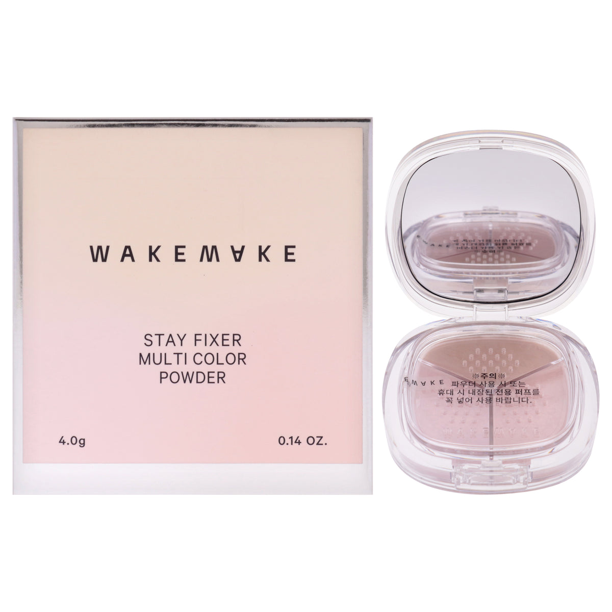 Wakemake Stay Fixer Multi Color Powder 03 Satin Pink Women's Powder 0.14 OZ | 4 G