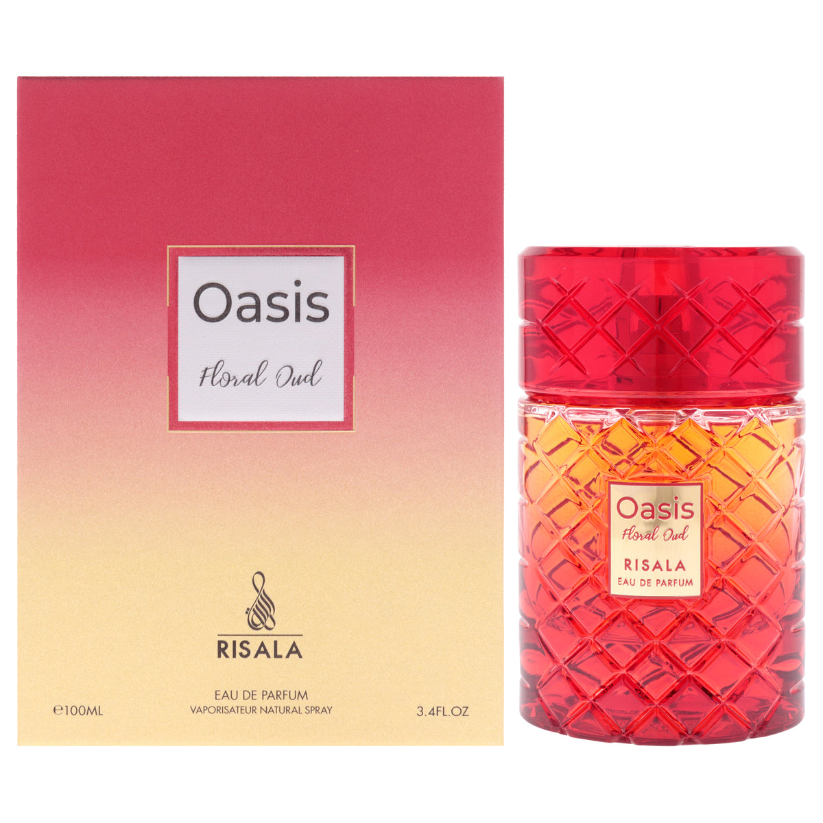 Risala Oasis - Floral Oud Women's Eau de Parfum 3.4 FL OZ | 100 ML