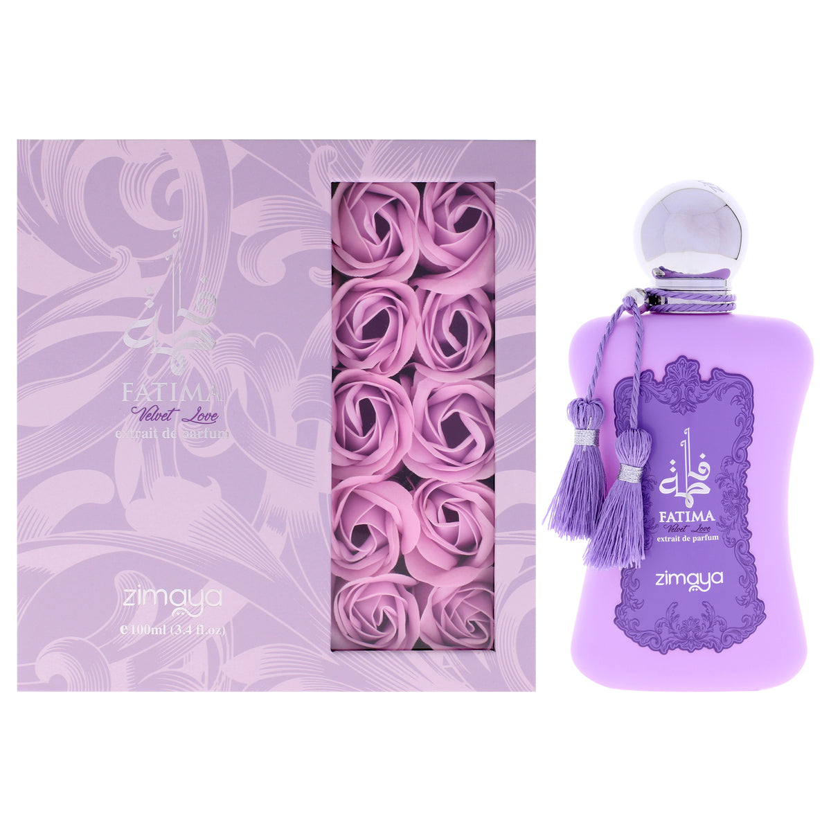 Zimaya Fatima Velvet Love for Women's Extrait De Parfum 3.4 FL OZ | 100 ML