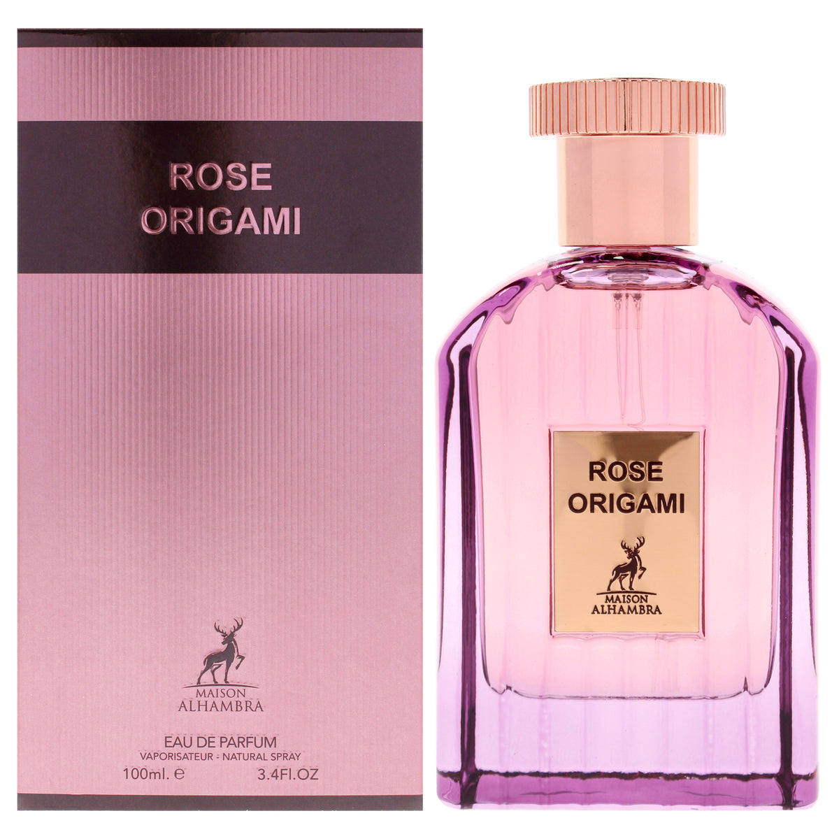 Maison Alhambra Rose Origami Unisex Eau de Parfum 3.4 FL OZ | 100 ML