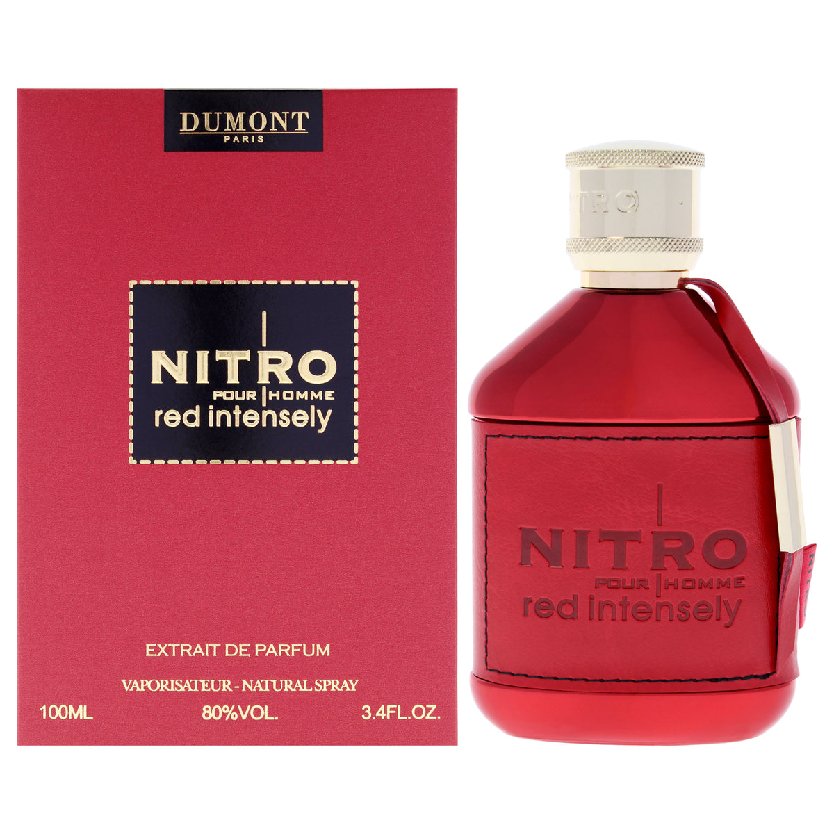 Dumont Nitro Red Intensely Men's Extrait de Parfum 3.4 FL OZ | 100 ML