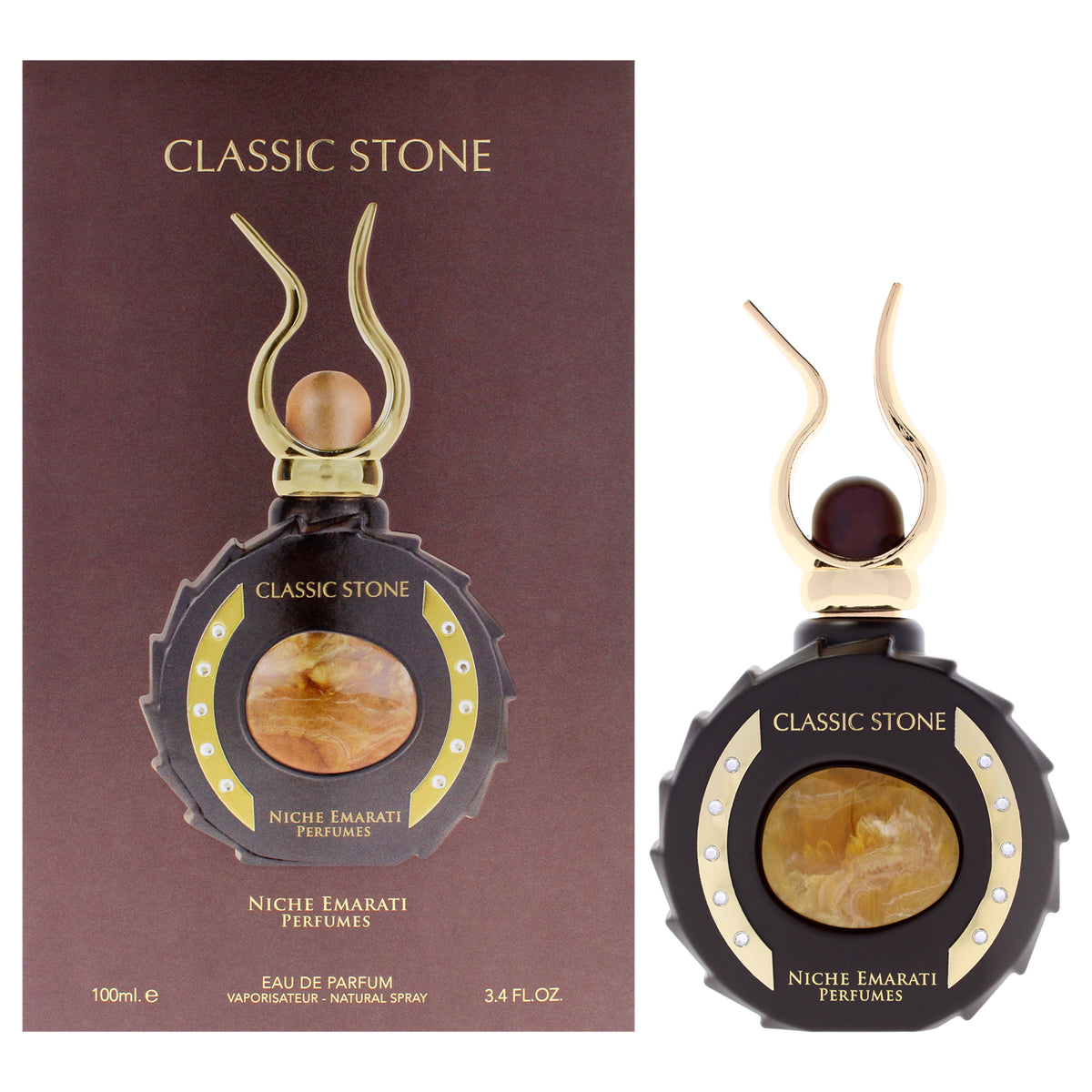 Lattafa Niche Emarati Classic Stone Unisex Eau de Parfum 3.4 FL OZ | 100 ML