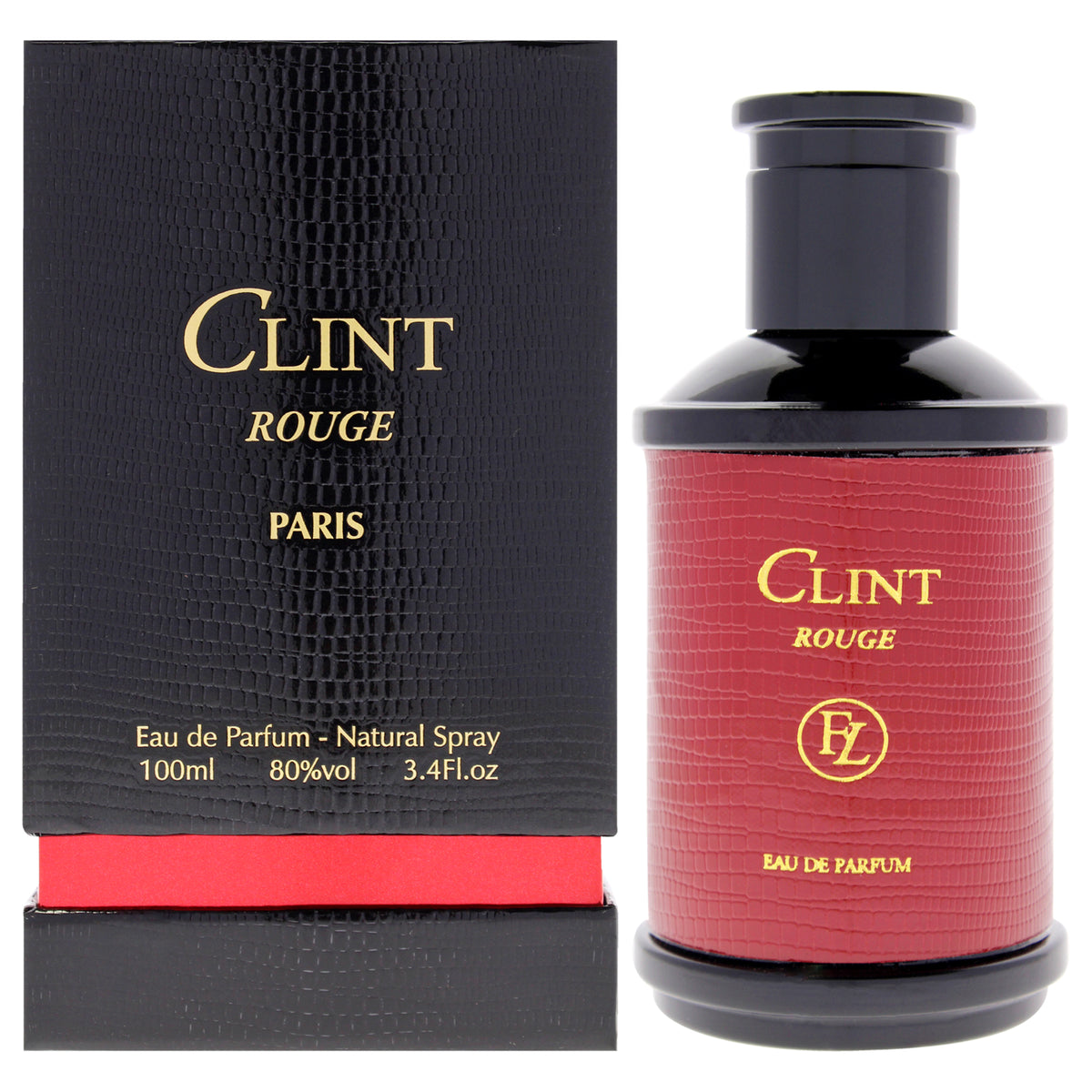 LOrientale Fragrances Clint - Rouge Unisex Eau de Parfum 3.4 FL OZ | 100 ML
