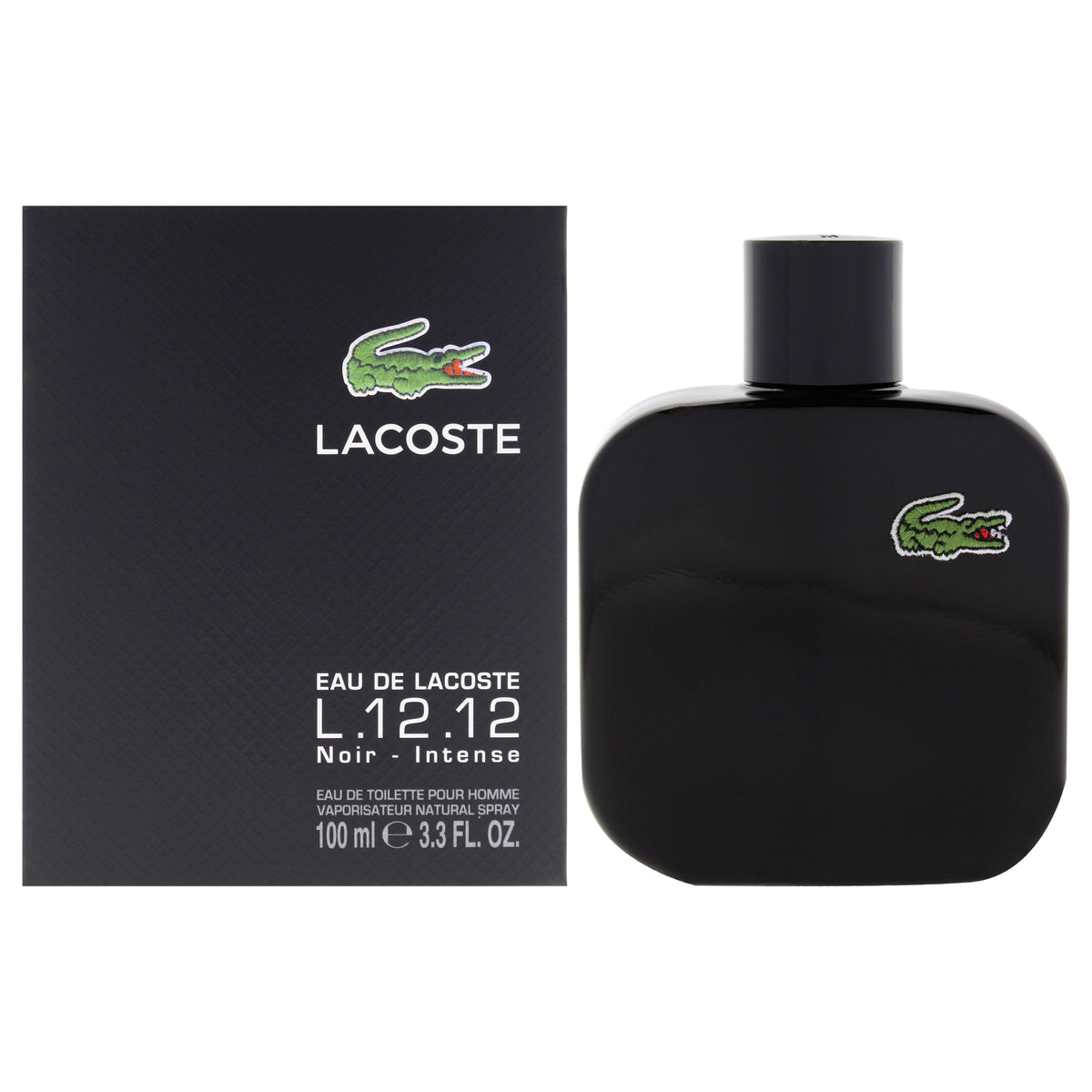 Lacoste Eau De Lacoste L.12.12 Noir Intense Men's Eau de Toilette 3.3 FL OZ | 100 ML