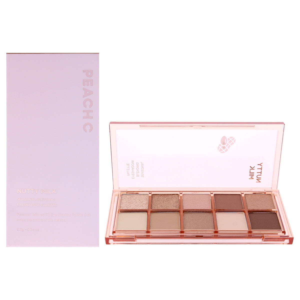 Peach C Seasonal Blending Eyeshadow Palette - 05 Nutty Milk Women's Eye Shadow 0.34 OZ | 10 ML