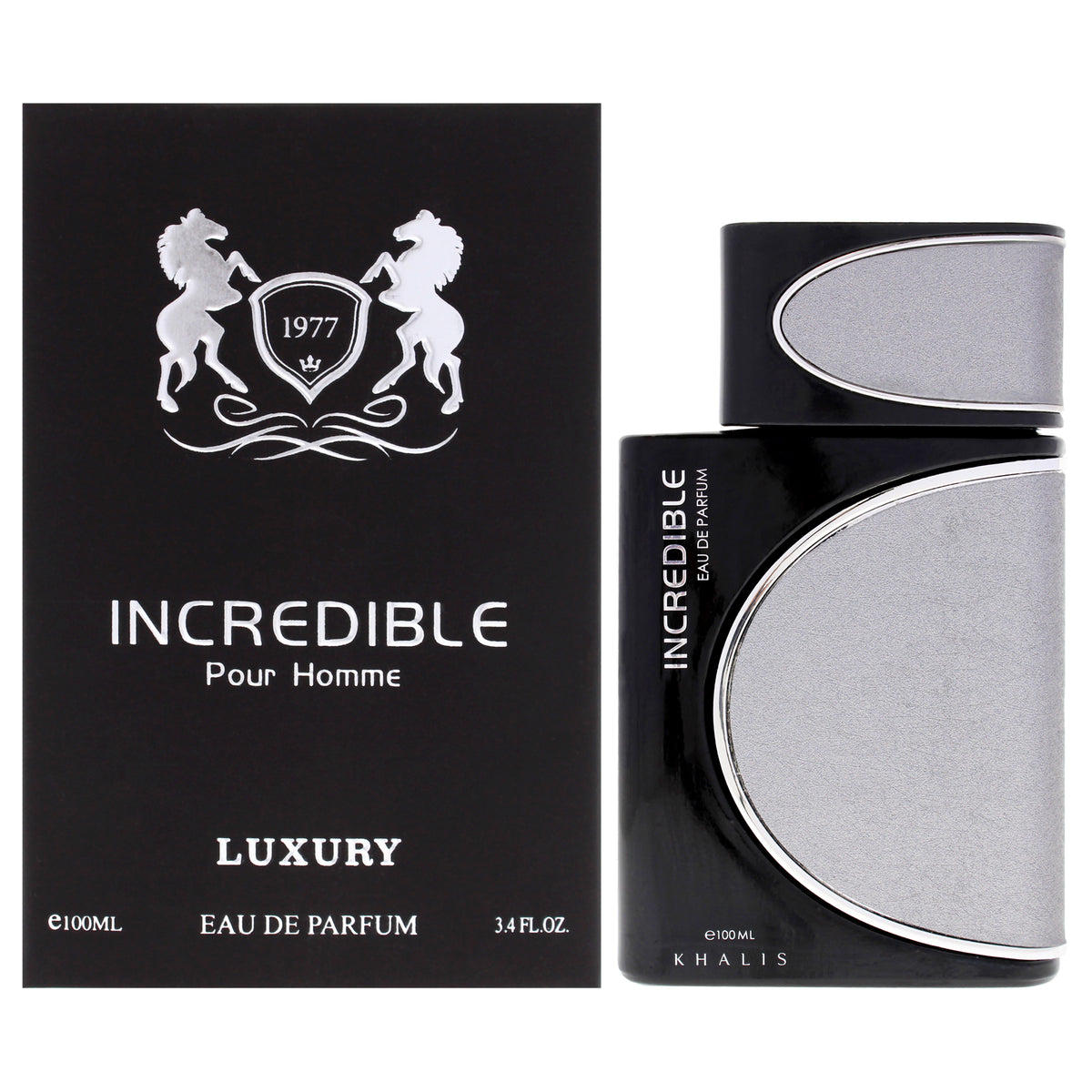 Khalis Luxury Collection - Incredible Men's Eau de Parfum 3.4 FL OZ | 100 ML