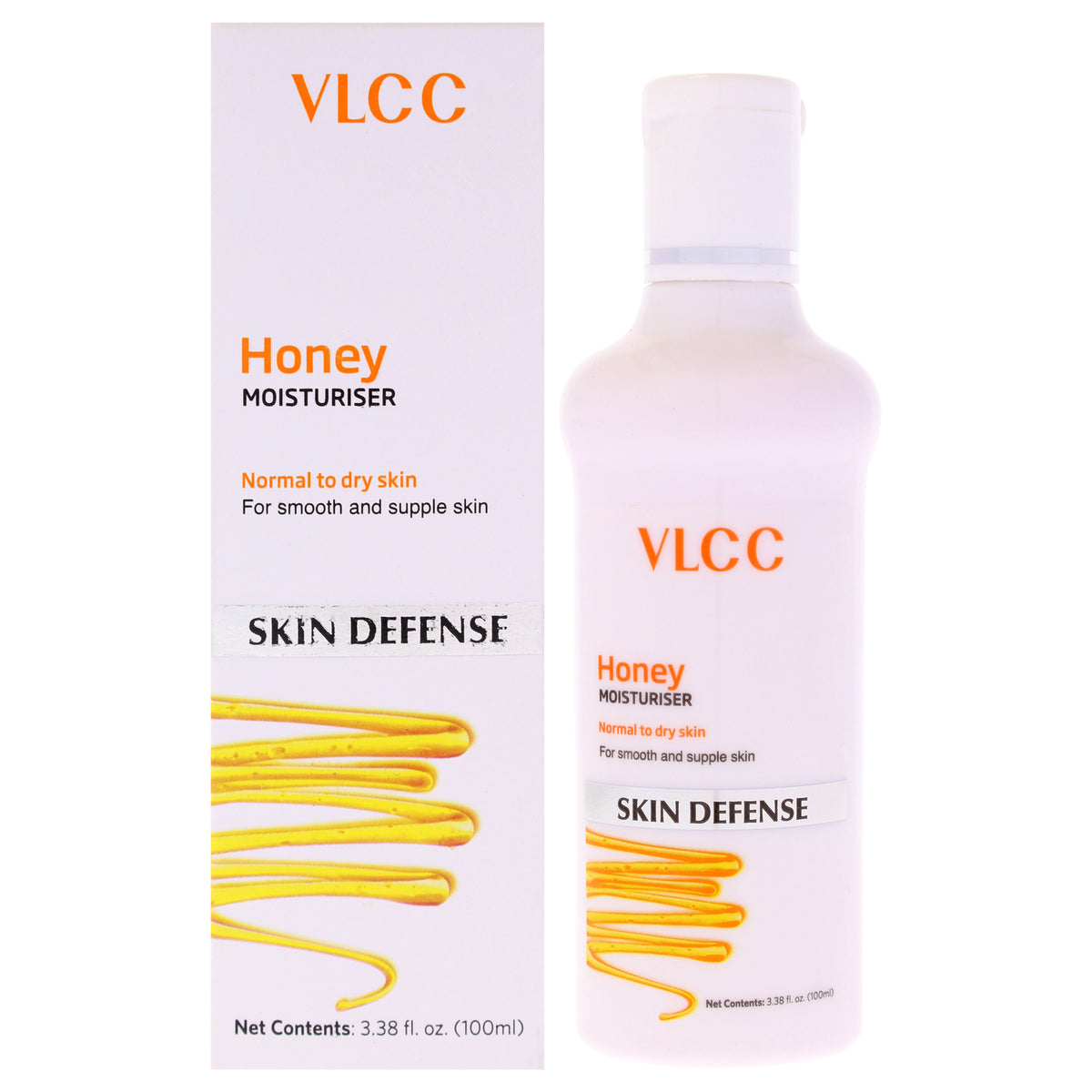 VLCC Skin Defense Moisturiser Honey Women's Face Creams & Moisturizers 3.38 FL OZ | 100 ML