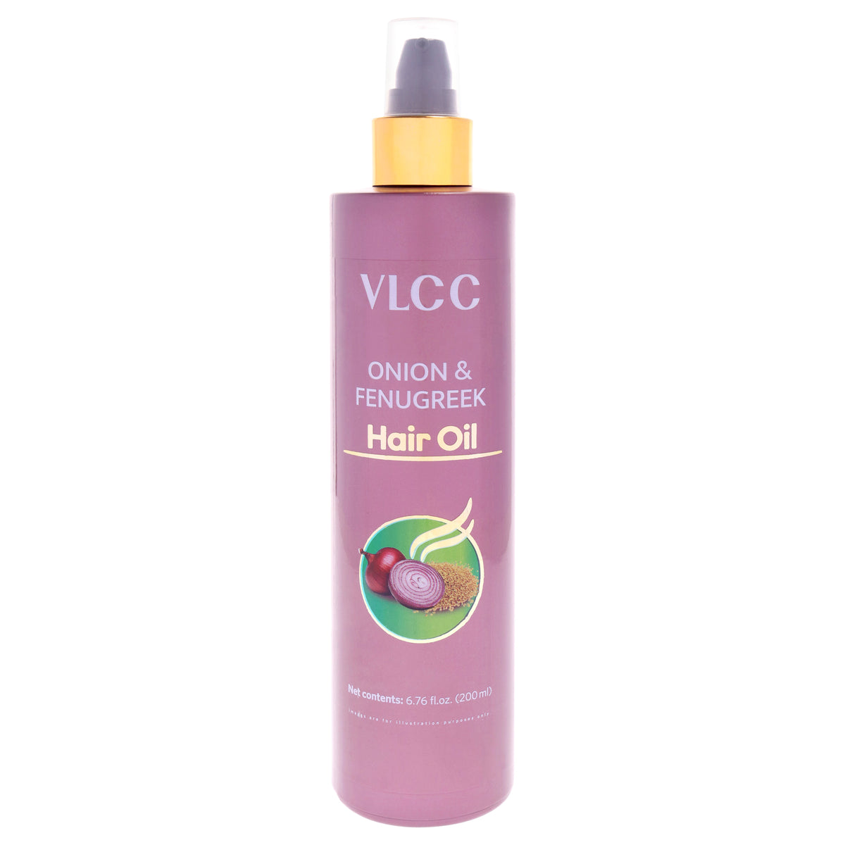VLCC Onion and Fenugreek Hair Oil for Women's Hair Oils 6.76 FL OZ | 200 ML