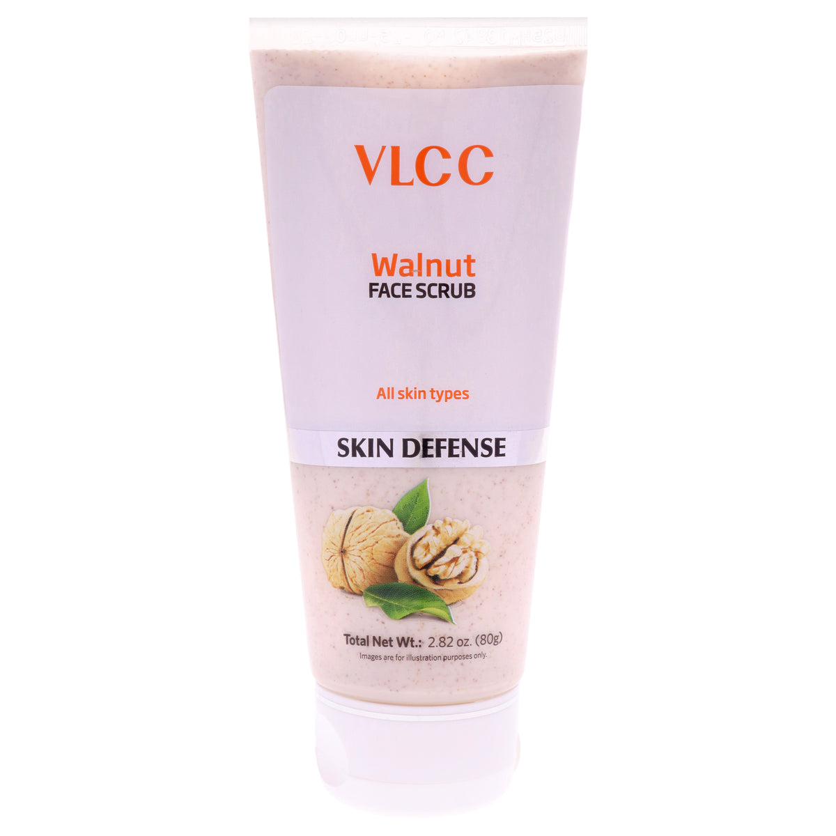 VLCC Skin Defense Face Scrub - Walnut Women's Face Polishes & Scrubs 2.82 OZ | 83.5 ML