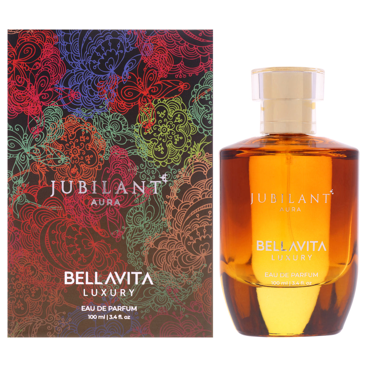 Bellavita Luxury Collection - Jubilant Aura Unisex Eau de Parfum 3.4 FL OZ | 100 ML