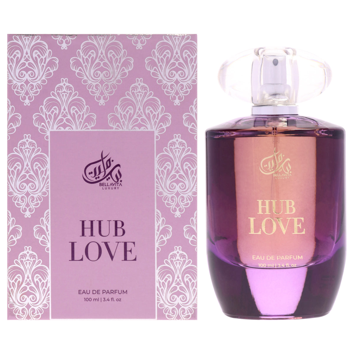 Bellavita Luxury Collection - Hub Love Women's Eau de Parfum 3.4 FL OZ | 100 ML