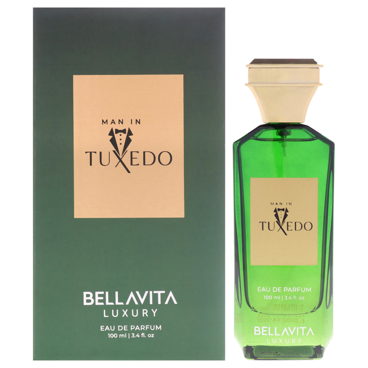 Bellavita Luxury Collection - Man In Tuxedo Men's Eau De Parfum 3.4 FL OZ | 100 ML