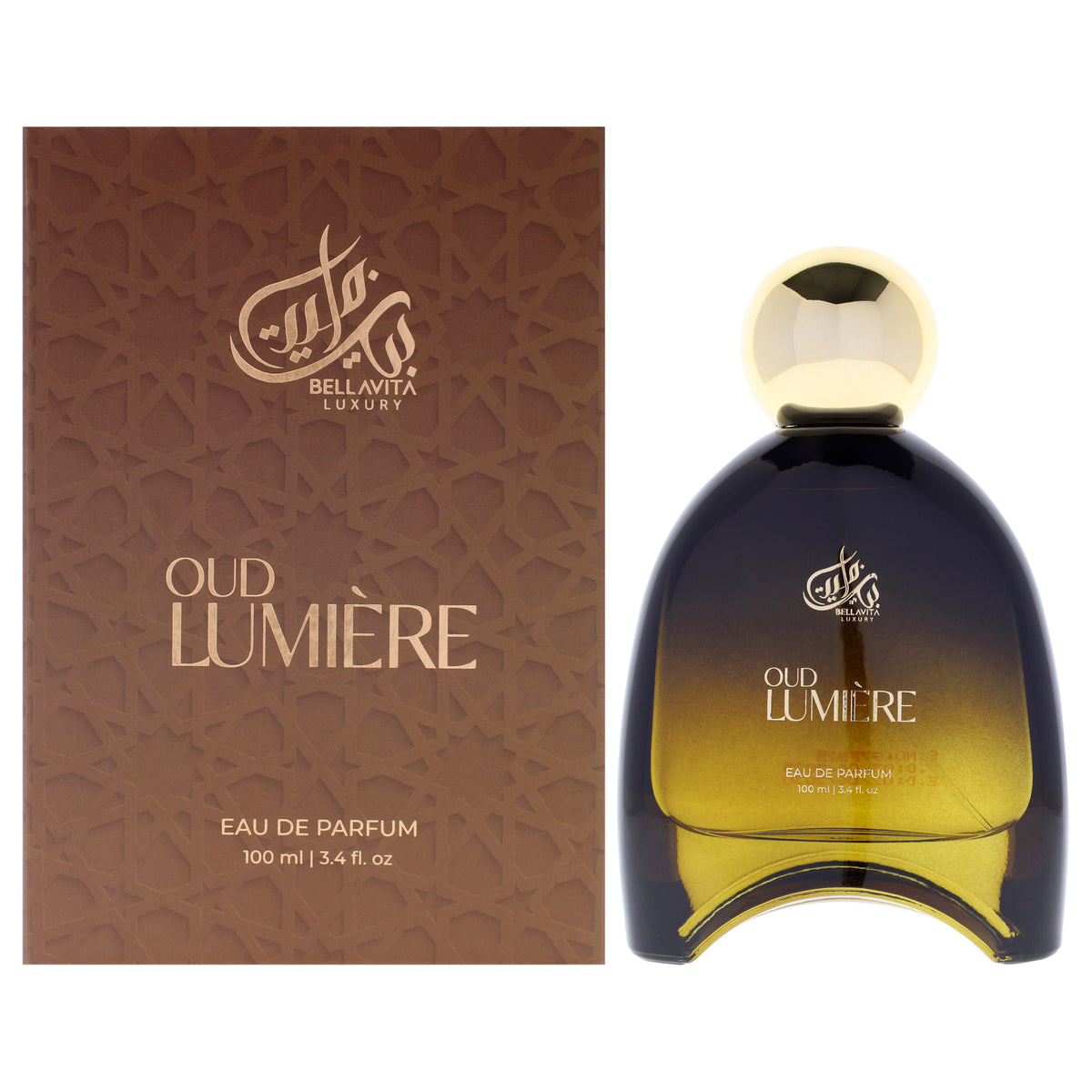 Bellavita Luxury Collection - Oud Lumiere Unisex Eau De Parfum 3.4 FL OZ | 100 ML