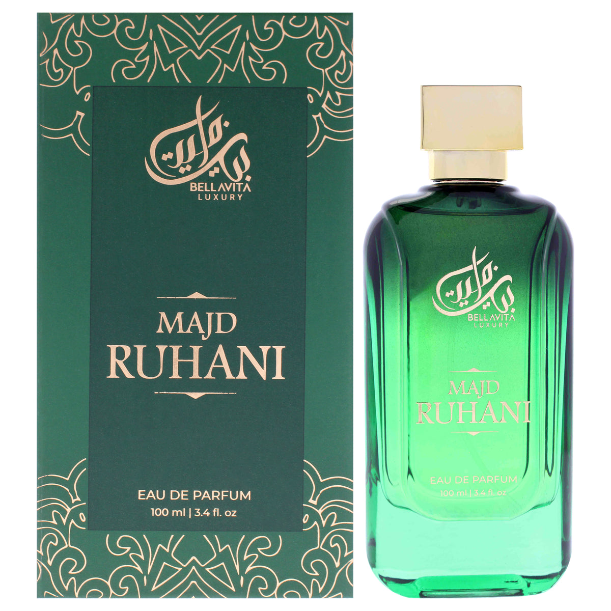 Bellavita Luxury Collection - Majd Ruhani Men's Eau de Parfum 3.4 FL OZ | 100 ML