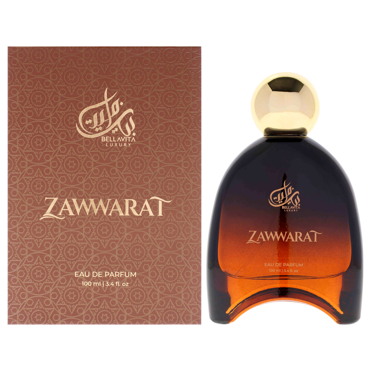 Bellavita Luxury Collection - Zawwarat Unisex Eau de Parfum 3.4 FL OZ | 100 ML