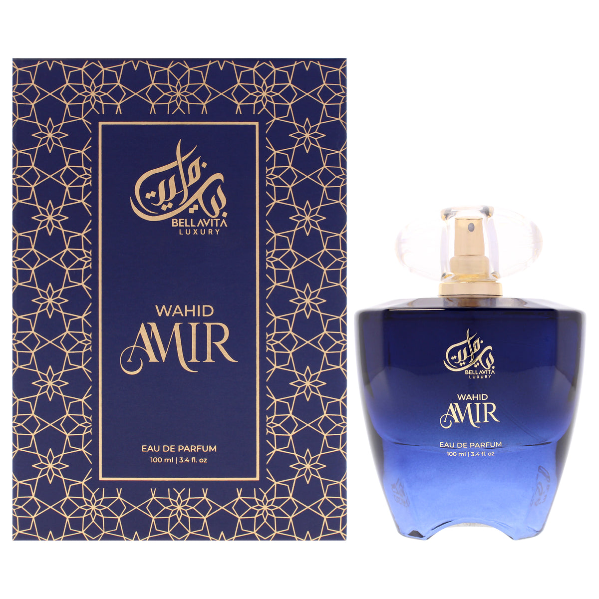 Bellavita Luxury Collection - Wahid Amir Men's Eau de Parfum 3.4 FL OZ | 100 ML