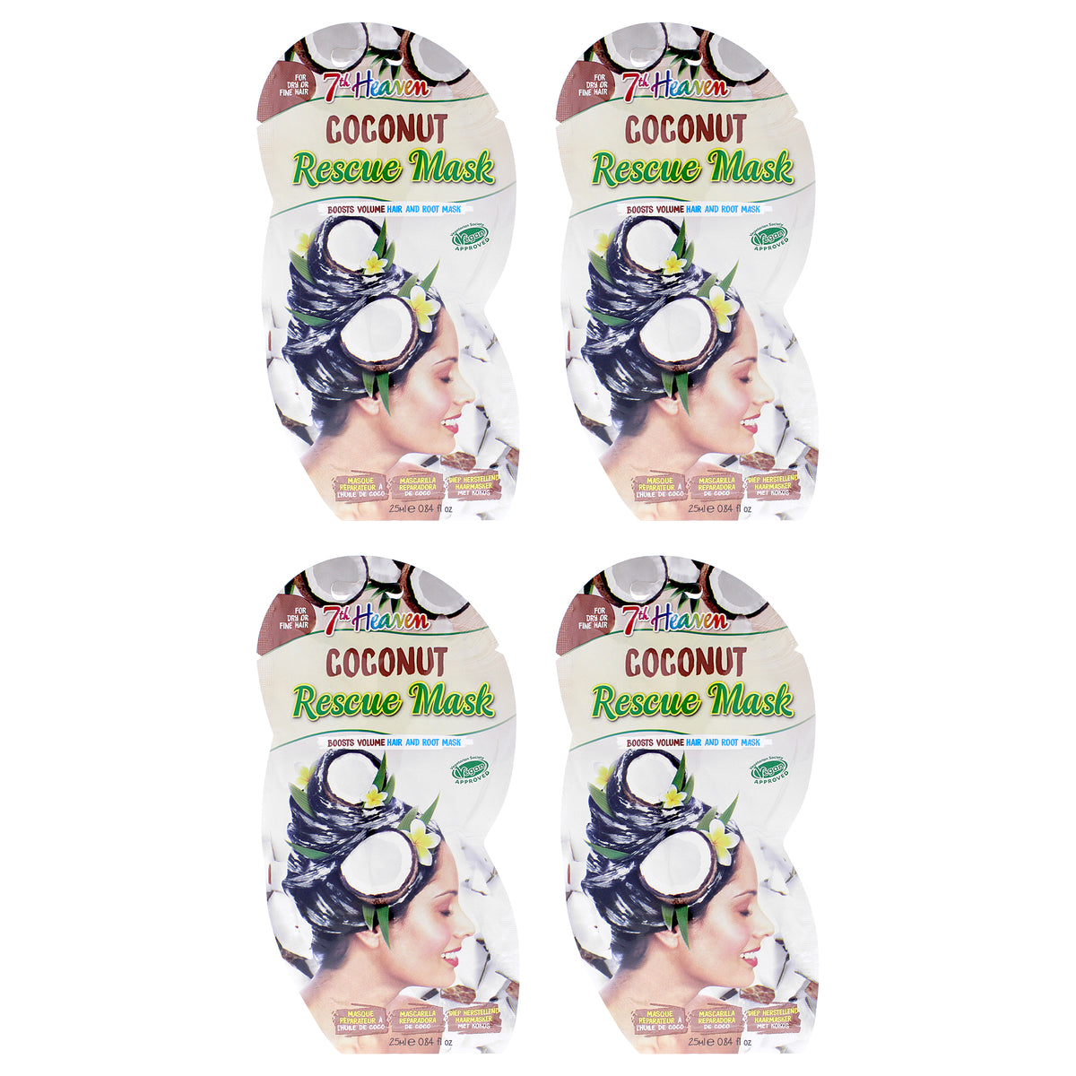 7th Heaven Coconut Hair and Root Rescue Mask Women's Mixed Hair Care Sets