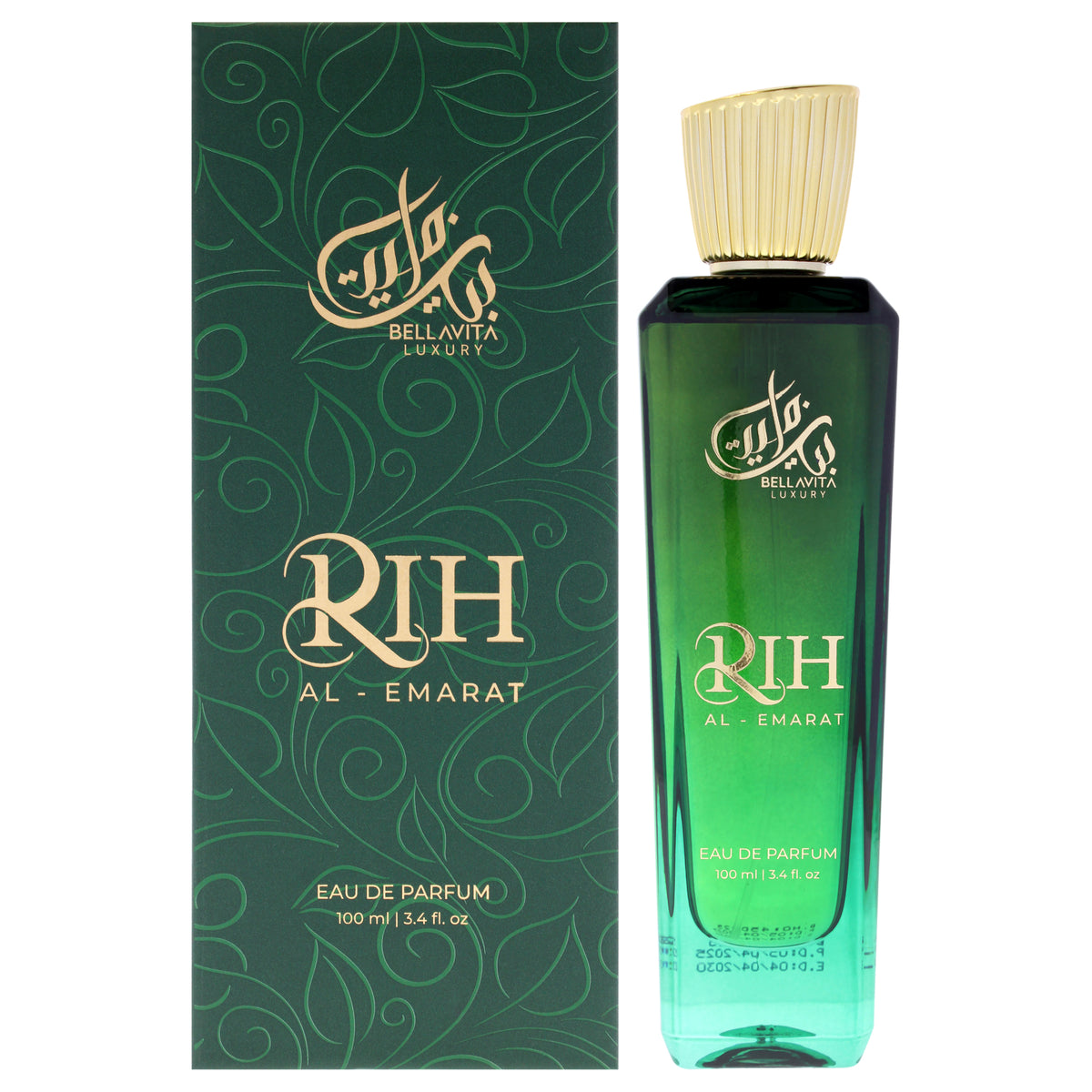 Bellavita Luxury Collection - Rih Al-Emarat Unisex Eau de Parfum 3.4 FL OZ | 100 ML