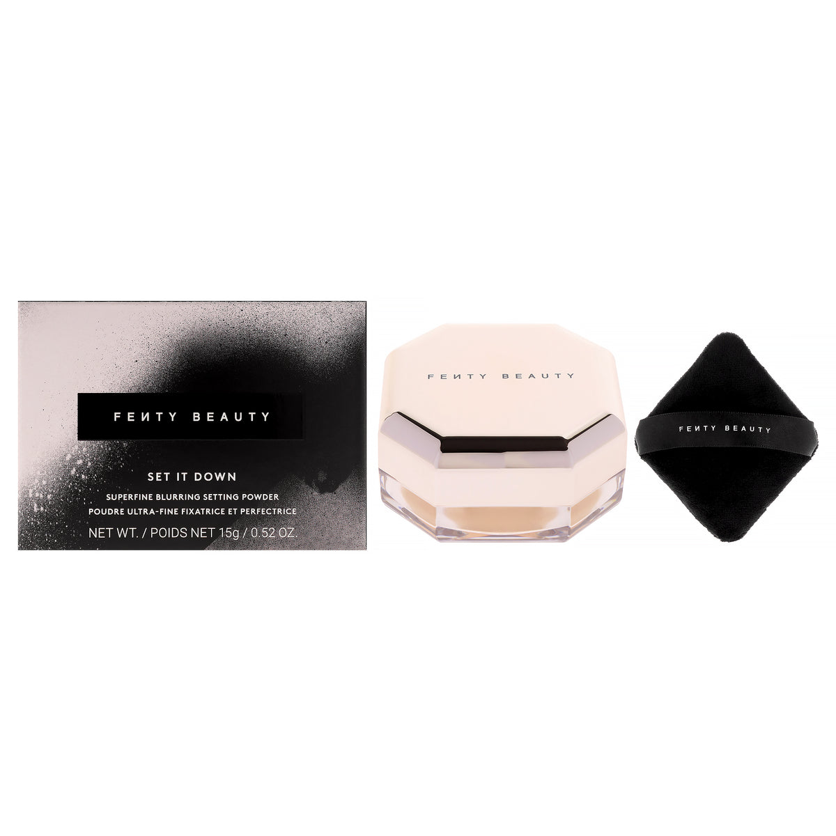 Fenty Beauty Set It Down Superfine Blurring Setting Powder 04 Banana Women's Powder 0.52 OZ | 15 ML