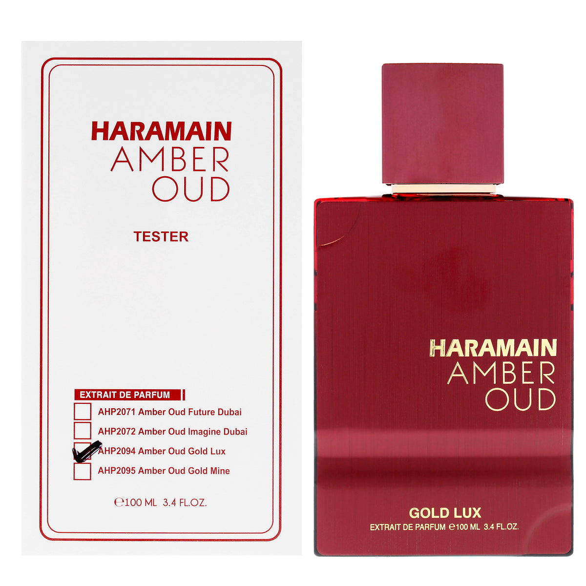 Al Haramain Amber Oud - Gold Lux Unisex Fragrance Testers Tester 3.4 FL OZ | 100 ML