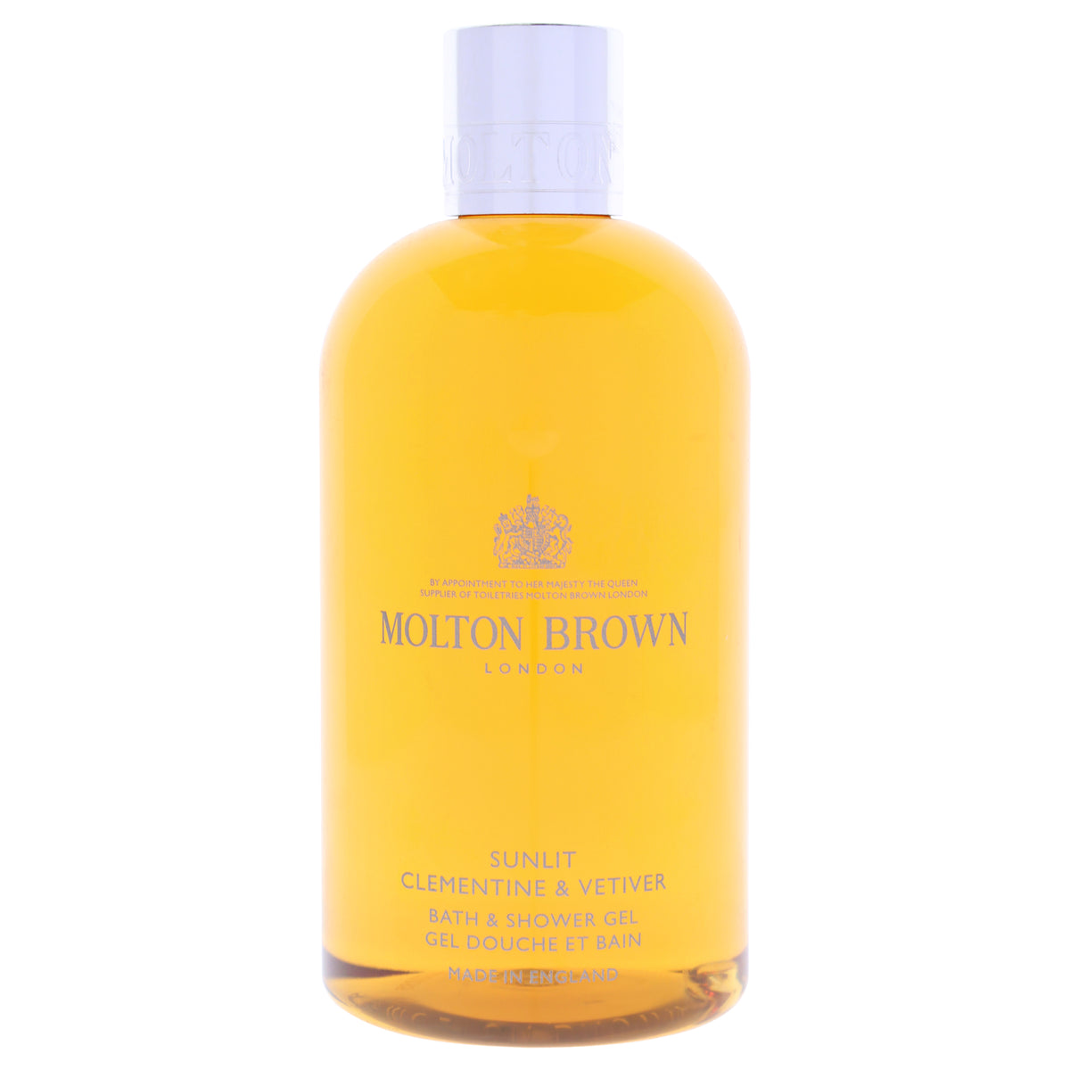Molton Brown Bath and Shower Gel - Sunlit Clementine and Vetiver Unisex Body Washes 10 FL OZ | 296 ML