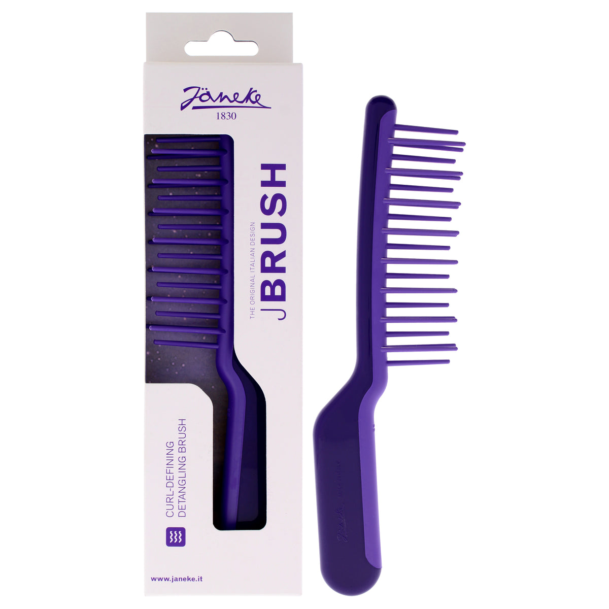 Janeke J Brush Purple Unisex Hair Brushes