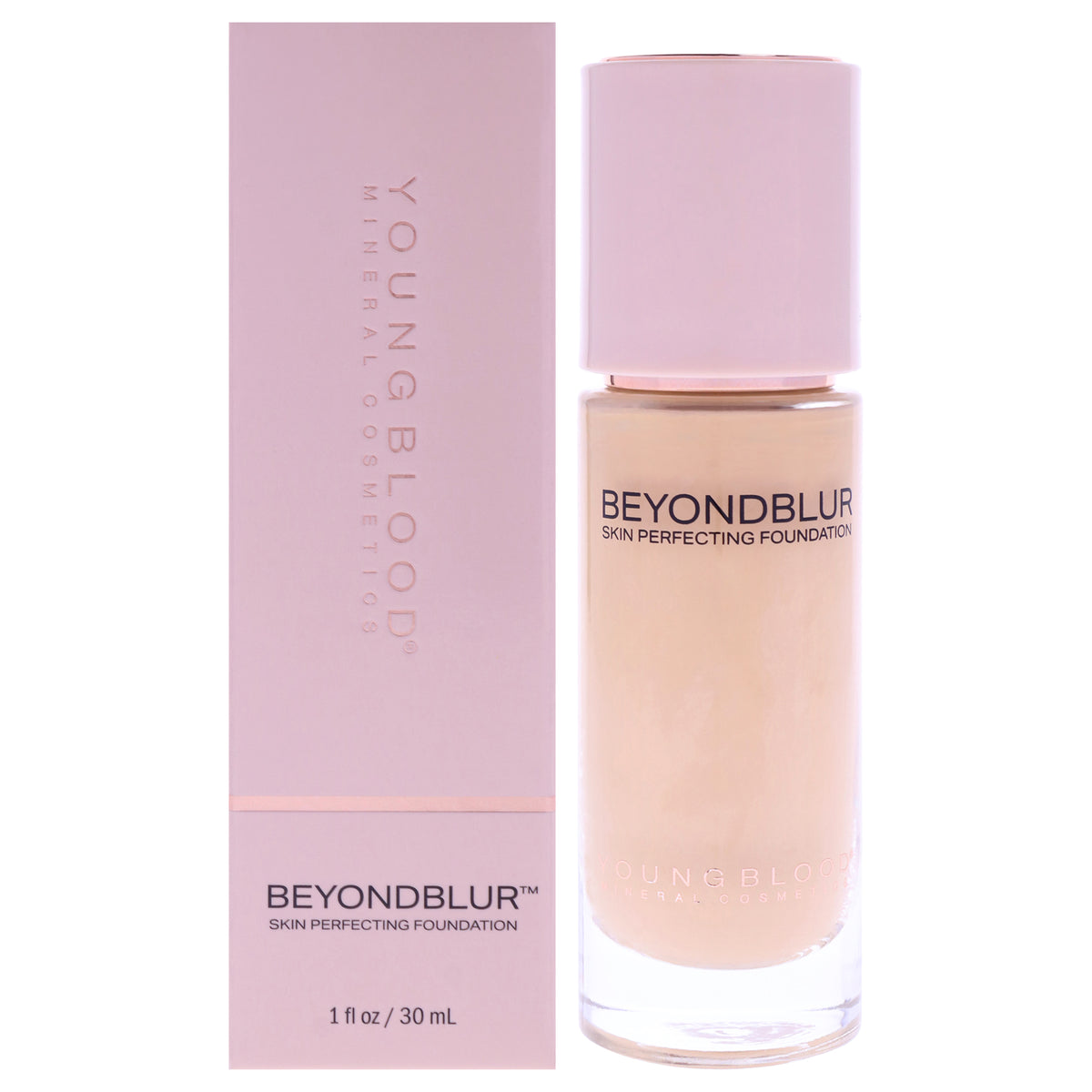 Youngblood BeyondBlur Skin Perfecting Foundation LW2 Light with Warm Undertones Women's Foundation 1 FL OZ | 30 ML