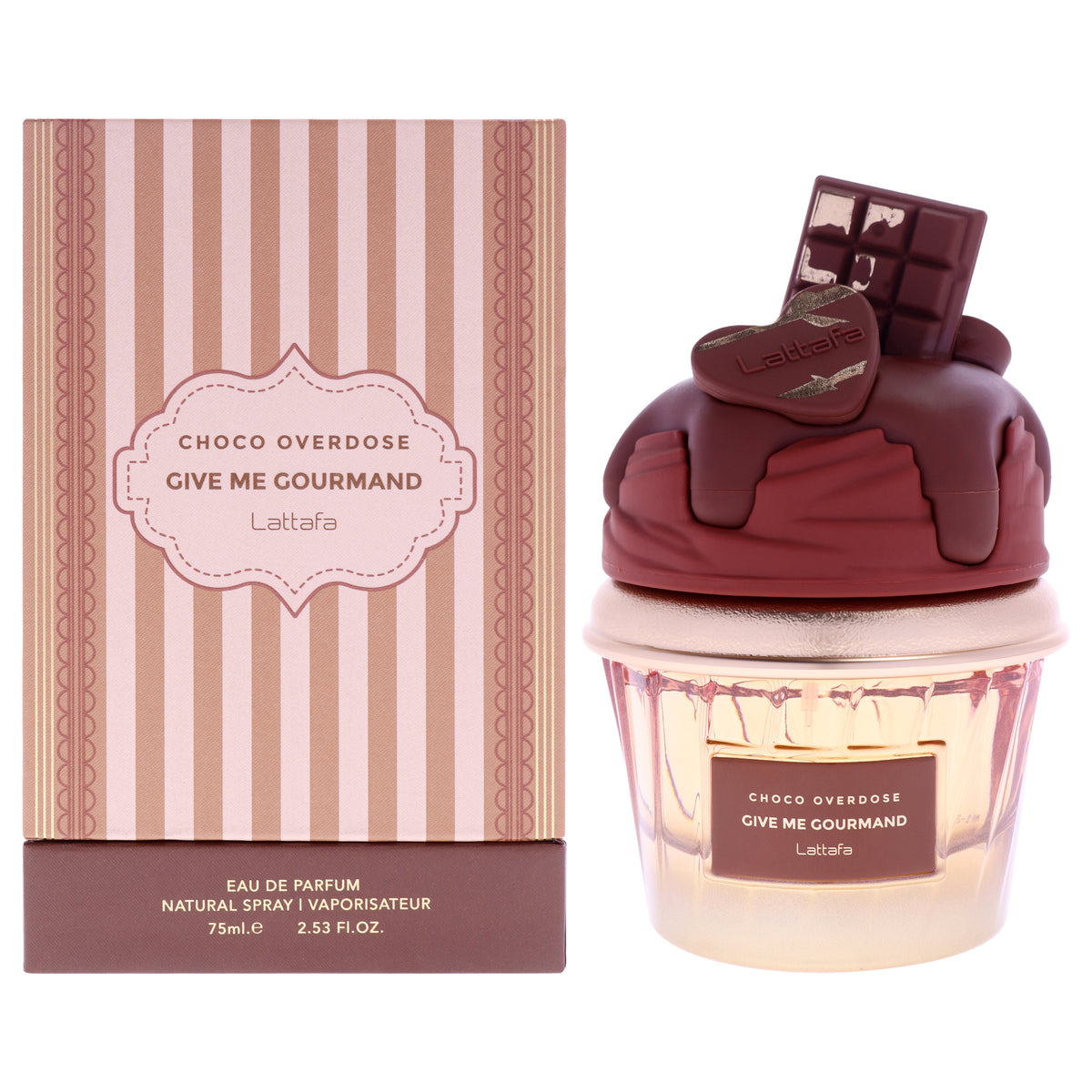 Lattafa Give Me Gourmand - Choco Overdose Unisex Eau de Parfum 2.53 FL OZ | 75 ML