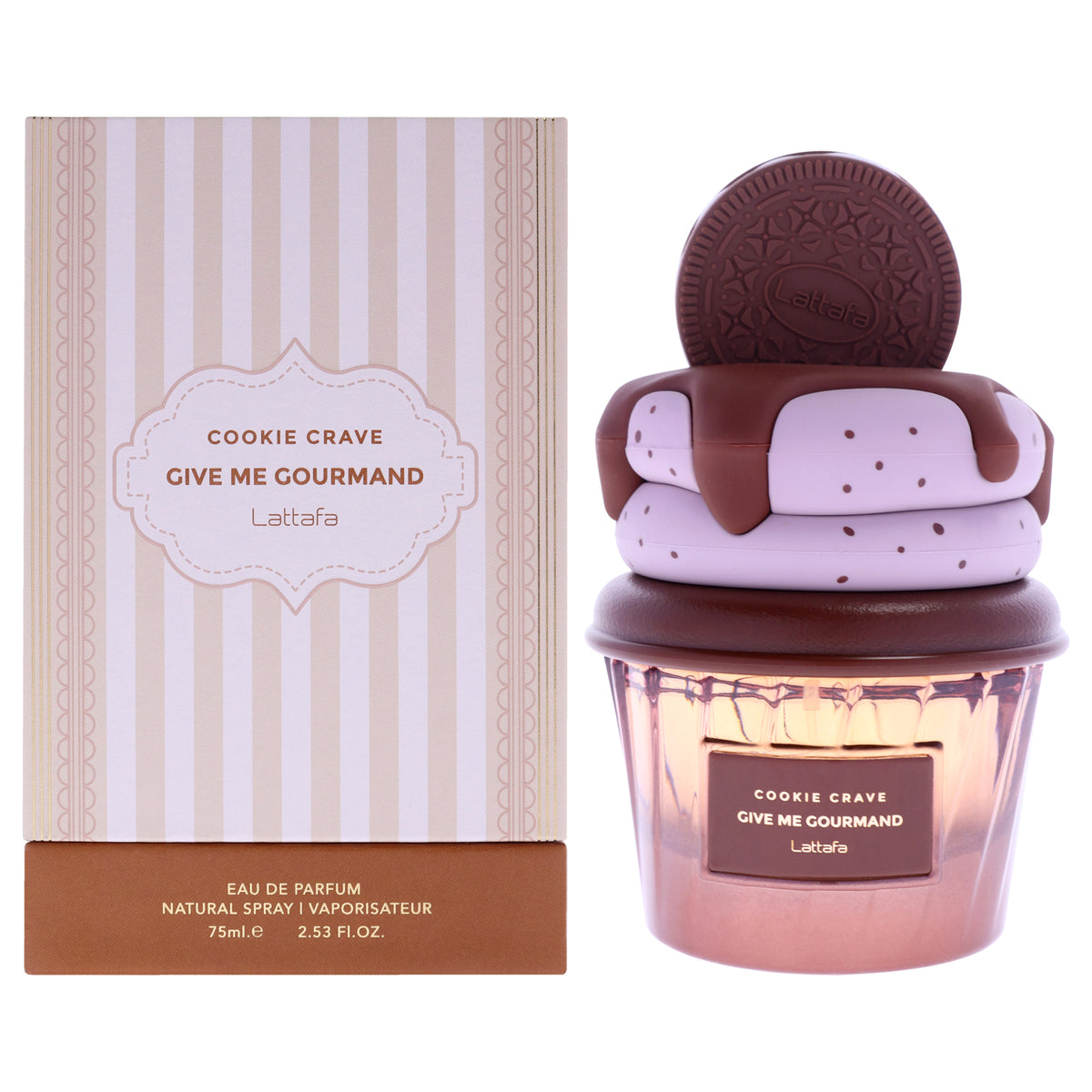 Lattafa Give Me Gourmand - Cookie Crave Unisex Eau de Parfum 2.53 FL OZ | 75 ML