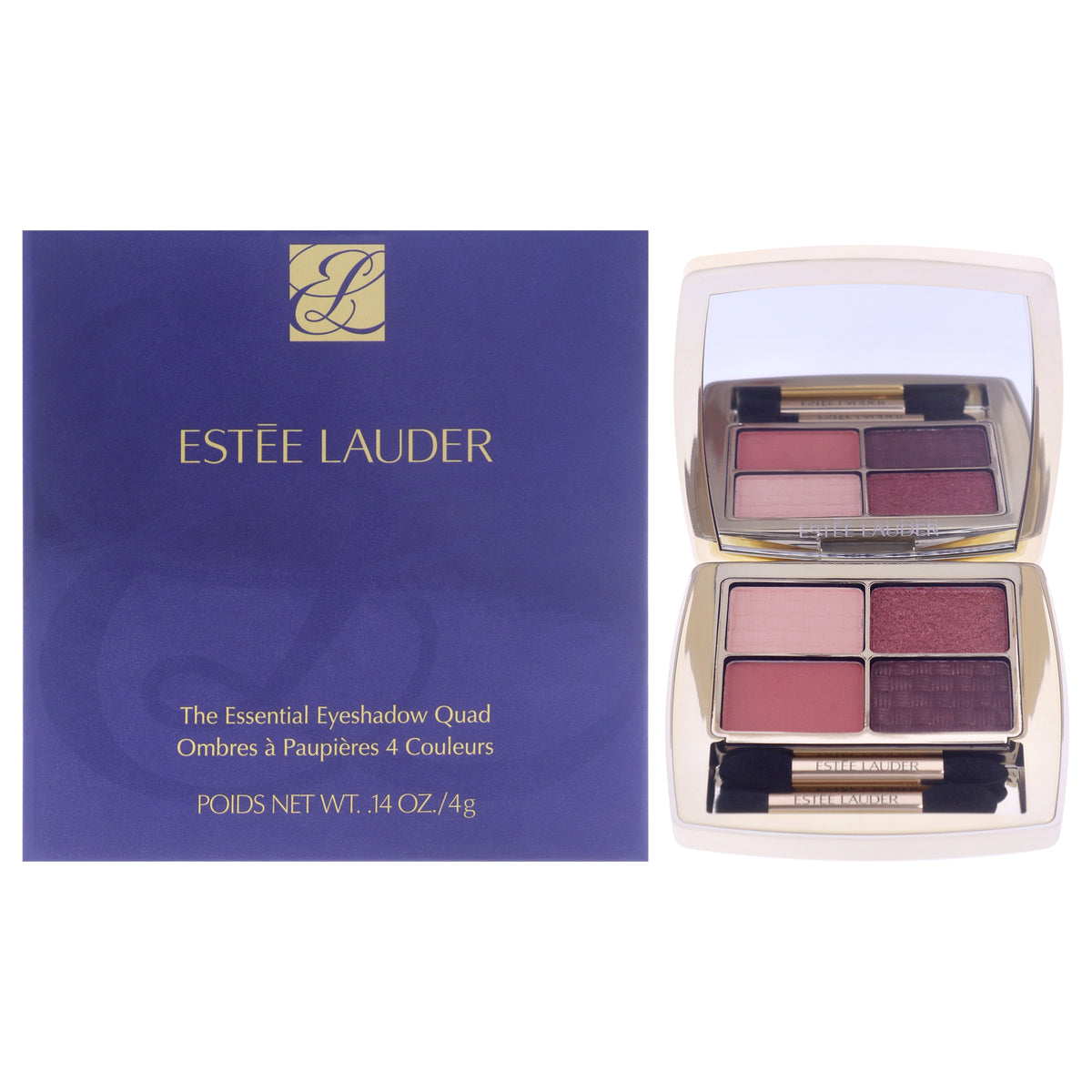 Estee Lauder The Essential Eyeshadow Quad - Apres Spree Women's Eye Shadow 0.14 OZ | 4 G