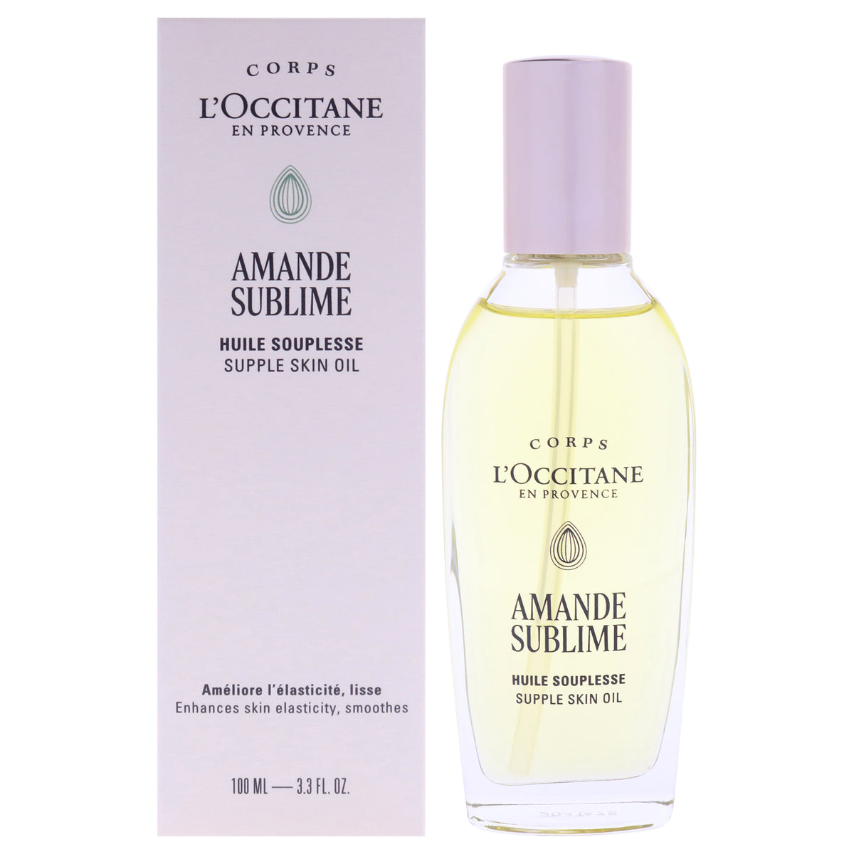 LOccitane Almond Sublime Body Oil Unisex Body Oils 3.3 FL OZ | 100 ML