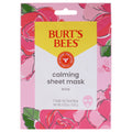 Burts Bees Calming Sheet Mask - Rose Unisex Face Masks