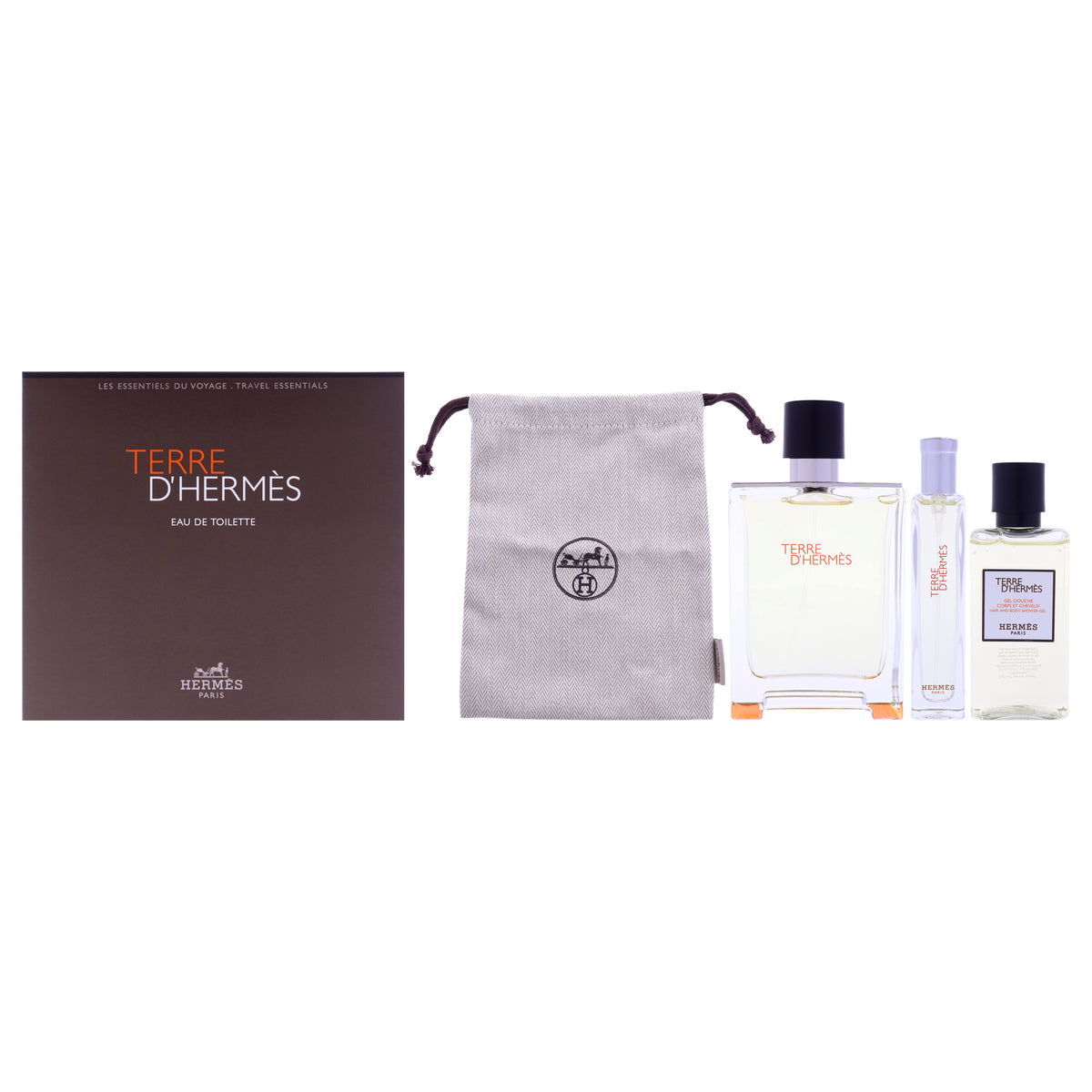 Hermes Terre DHermes Men's Eau De Toilette Personal Fragrance Sets 3.3 FL OZ | 100 ML