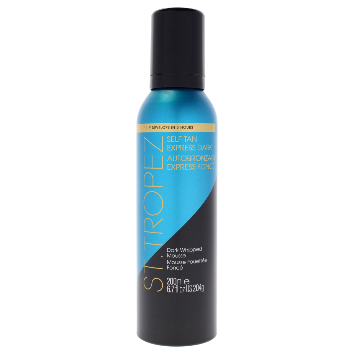 St. Tropez Self Tan Express Dark Whipped Mousse Unisex Self-Tanners 6.7 FL OZ | 200 ML