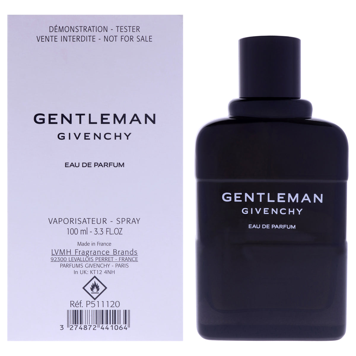 Givenchy Gentleman Men's Eau De Parfum Fragrance Testers Tester 3.3 FL OZ | 100 ML