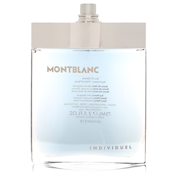 Mont Blanc Individuelle Men's Eau De Toilette Tester 2.5 FL OZ | 75 ML