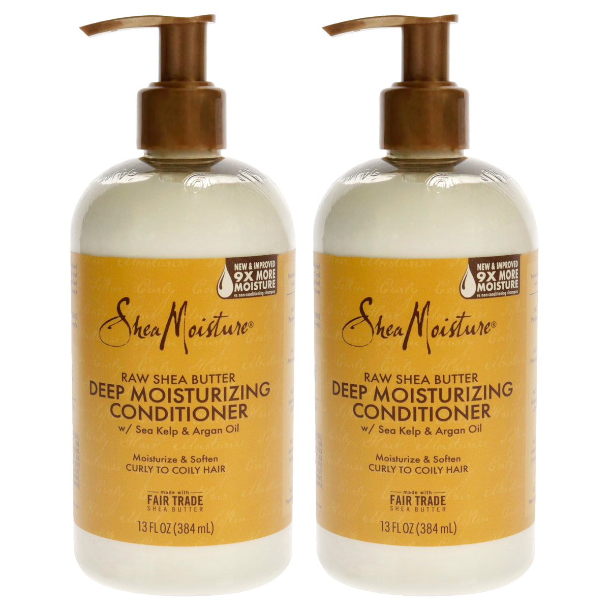 Shea Moisture Raw Shea Butter Restorative Conditioner - Pack of 2 Unisex Mixed Hair Care Sets 13 OZ | 384 ML