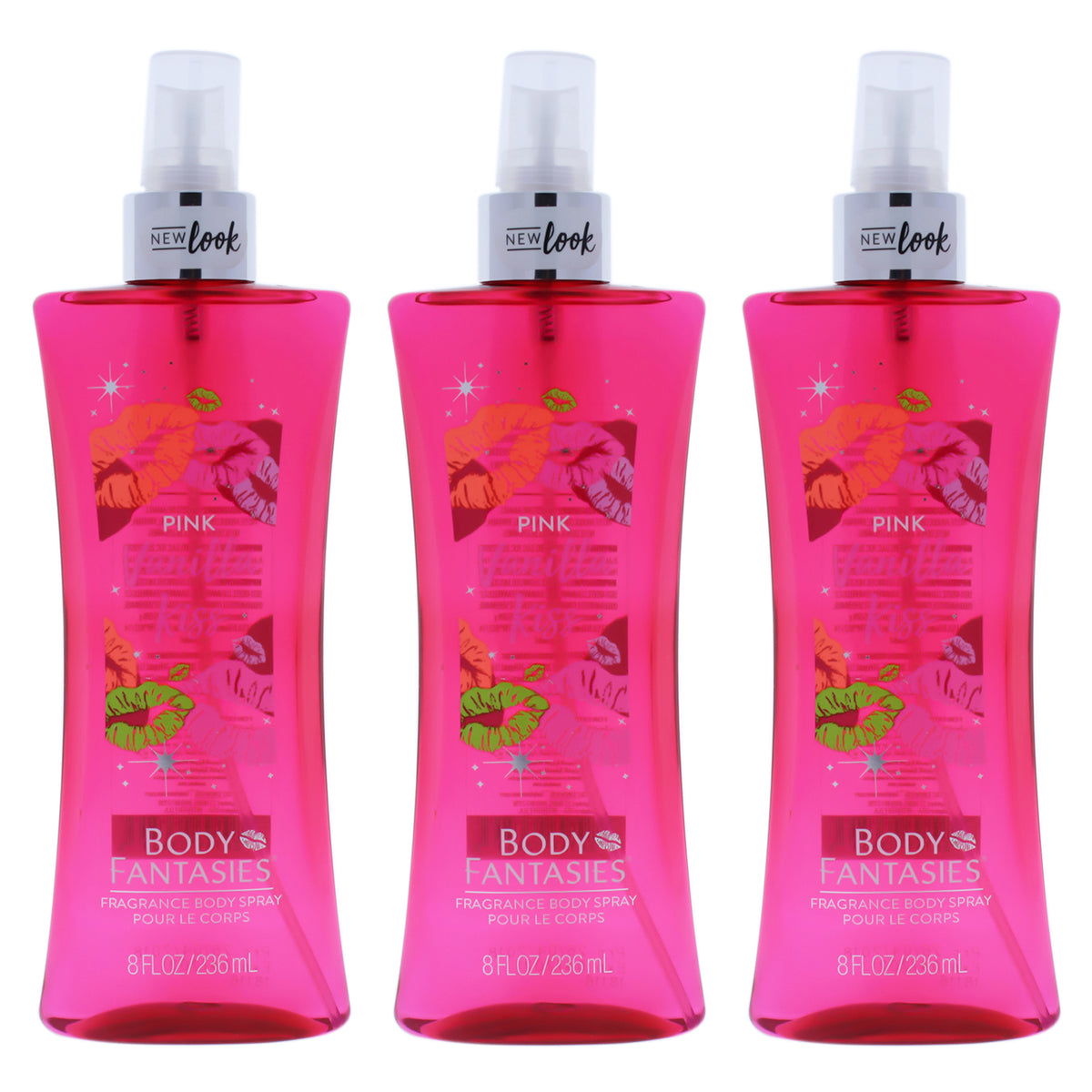 Body Fantasies Pink Vanilla Kiss Women's Personal Fragrance Sets 8 FL OZ | 237 ML