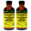 Ecoco Eco Style Maximum Hair Growth Oil Black Castor and Flaxseed Unisex Hair Treatment Sets & Kits 4 FL OZ | 118 ML
