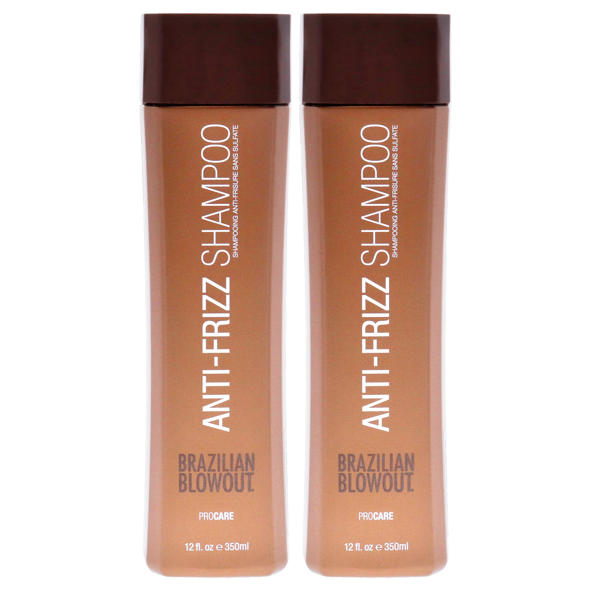 Brazilian Blowout Acai Anti Frizz Shampoo Unisex Mixed Hair Care Sets 12 FL OZ | 355 ML