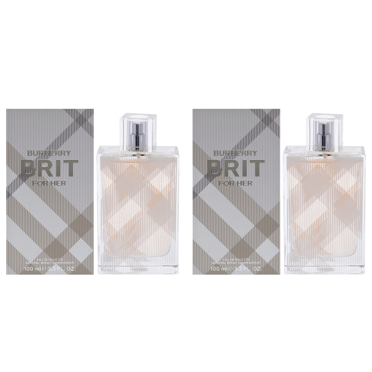 Burberry Brit for Women's Eau de Toilette Spray Personal Fragrance Sets 3.3 FL OZ | 100 ML