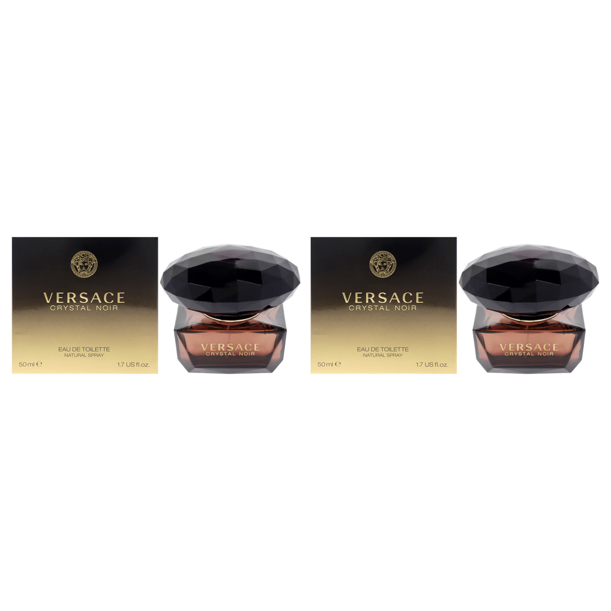 Versace Crystal Noir for Women's Eau De Toilette Personal Fragrance Sets 1.7 FL OZ | 50 ML