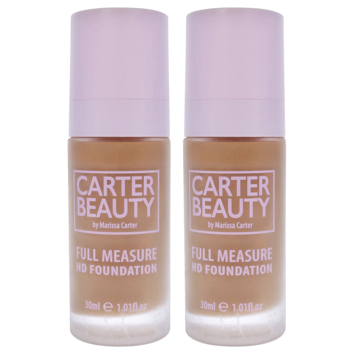 Carter Beauty Full Measure HD Foundation - Sticky Toffee - Women's Makeup Sets 1.01 FL OZ | 30 ML