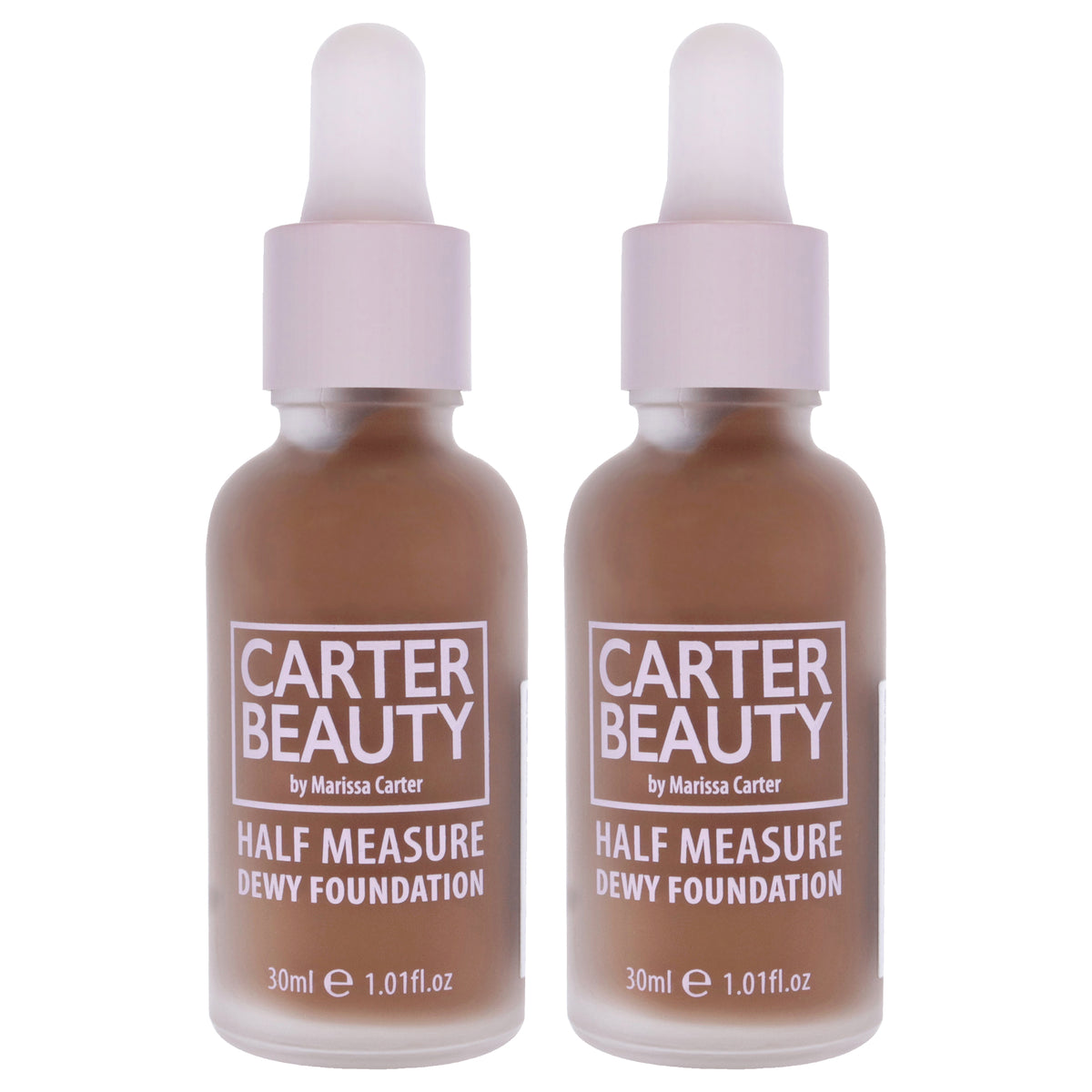 Carter Beauty Half Measure Dewy Foundation - Vanilla Fudge Women's Makeup Sets 1.01 FL OZ | 30 ML